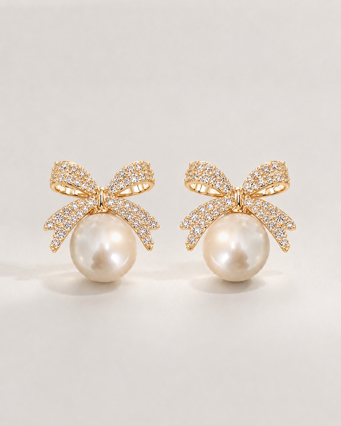 Perla Bow Earrings