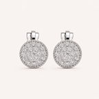 Éclat Circle Gold-Tone Zircon Clip-On Earrings