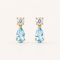Azure Drop S925 Silver Earrings