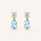 Azure Drop S925 Silver Earrings