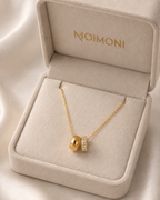 Pavé Duo Charm Necklace