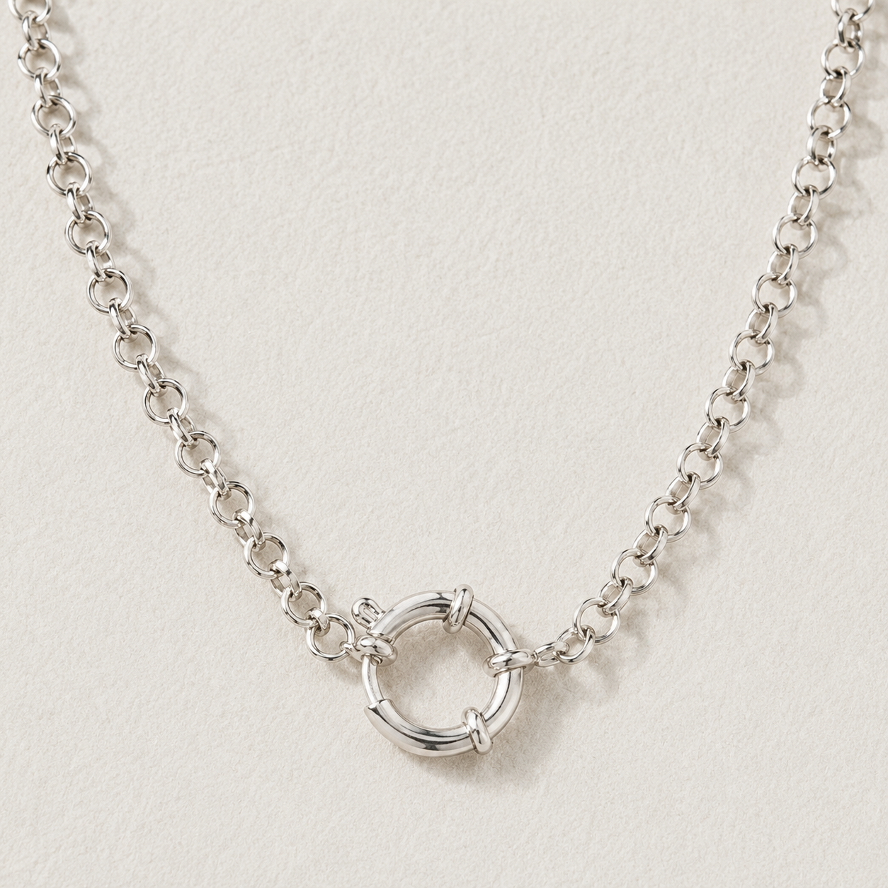 Minimalist Gold Link Necklace