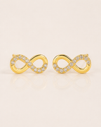 Infinity Lumière Stud Earrings