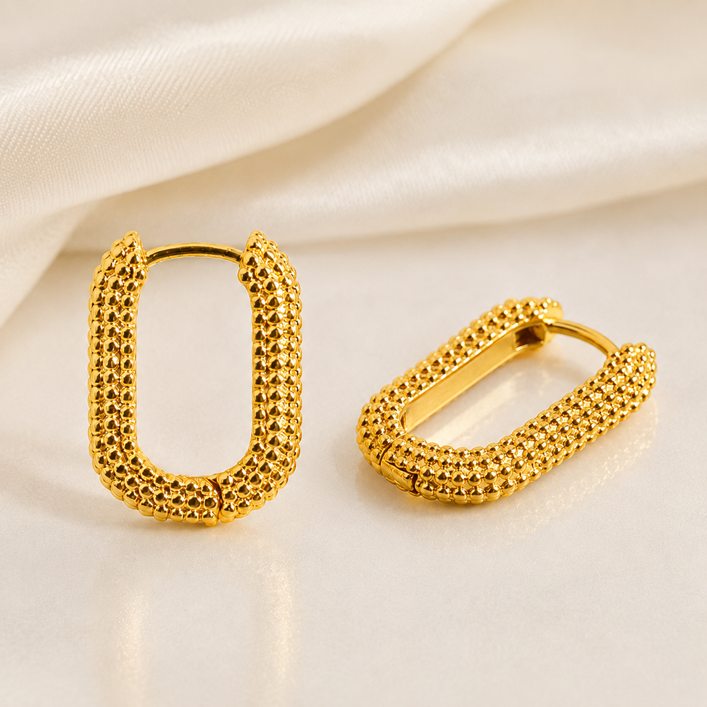 Éclat Square Earrings