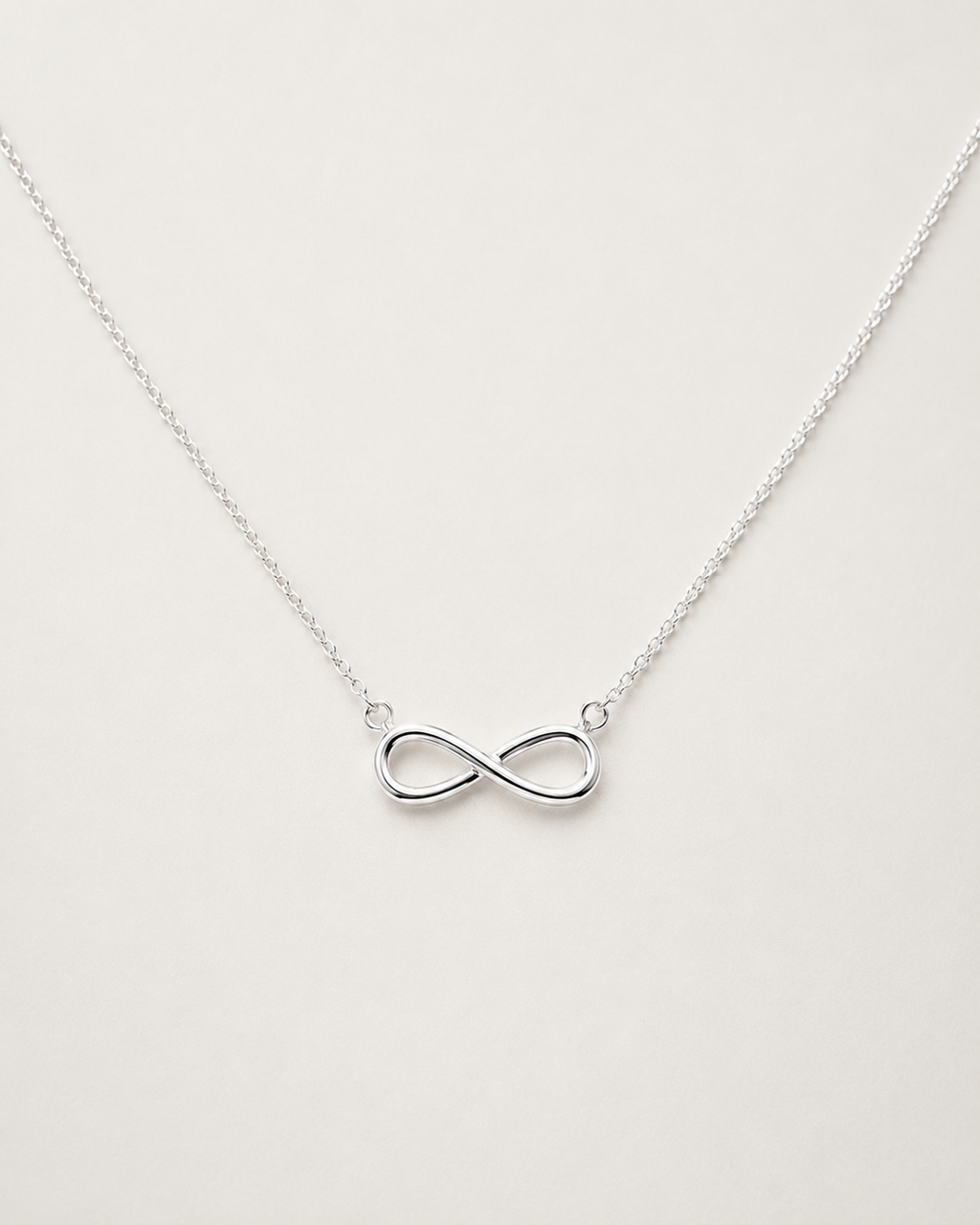 Infinity Stainless Steel Pendant Choker Necklace