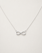 Infinity Stainless Steel Pendant Choker Necklace