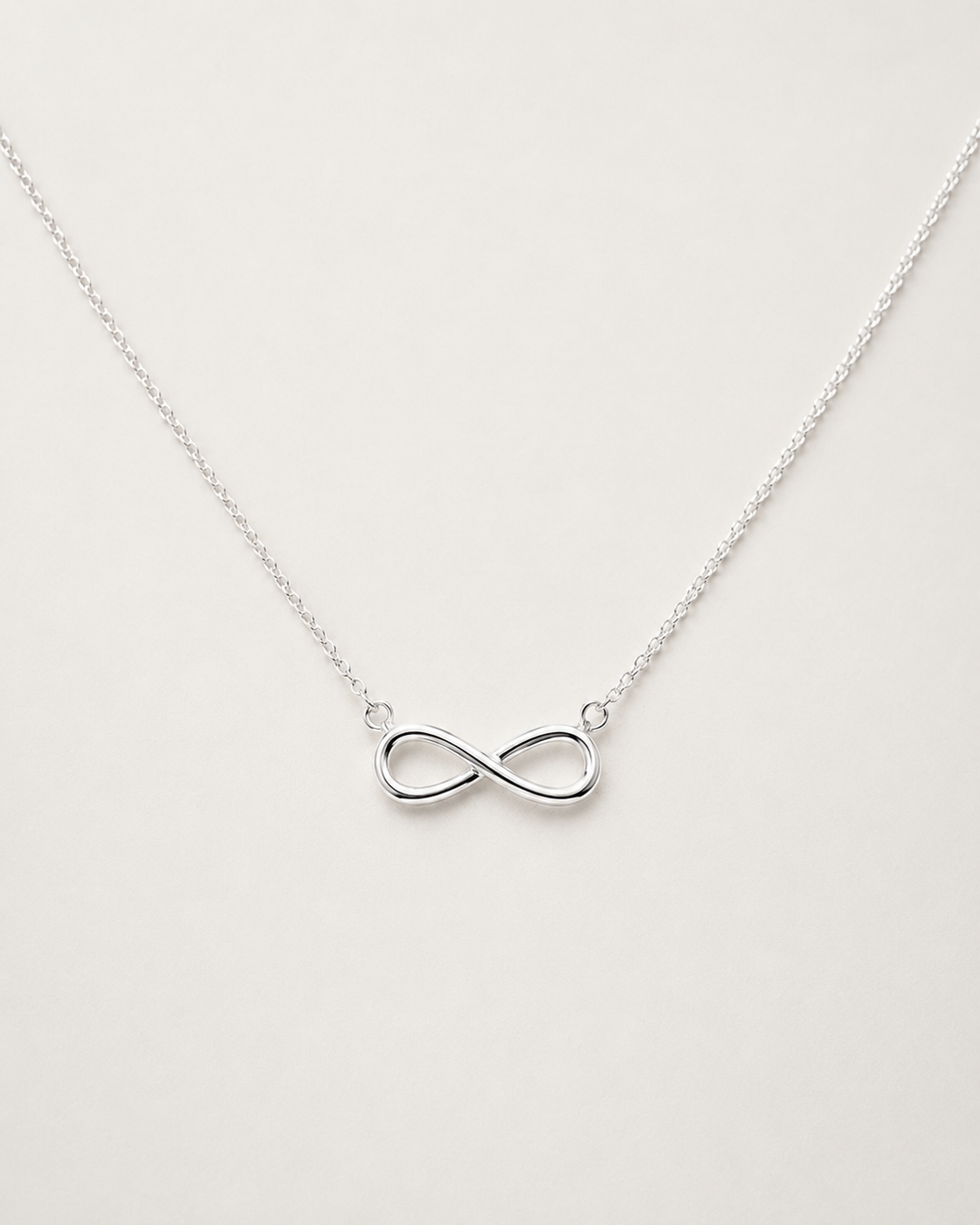Infinity Stainless Steel Pendant Choker Necklace