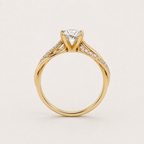 Classic Gold Cubic Zirconia Eternity Ring