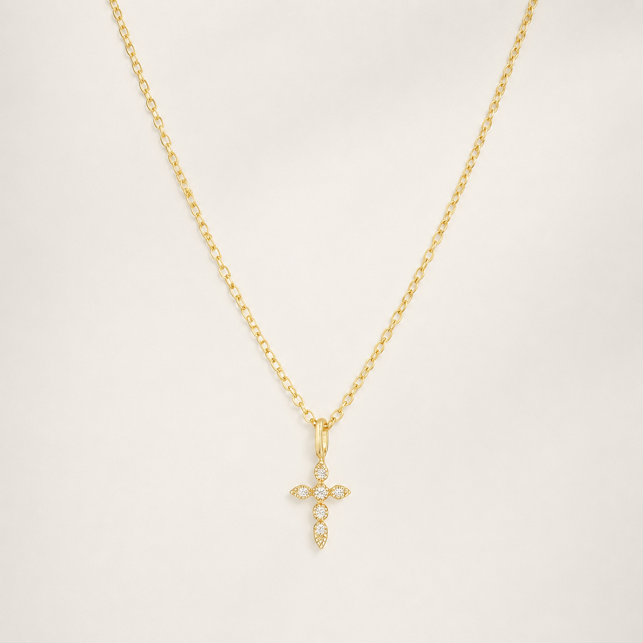 Aide 925 Sterling Silber Halsketten Anhänger für Damen Kristall Kreuz Schlüsselbeinkette Einfache Halskette Accessoires Geschenk