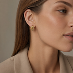 14K Gold Plated Knot Earrings