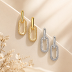 Lumière Rose Stud Earrings