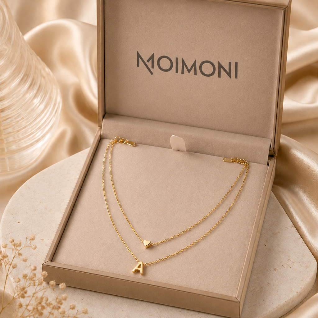 Amour Initial Heart Necklace