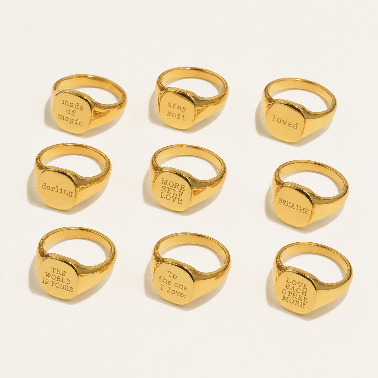 Elegant Gold Signet Ring