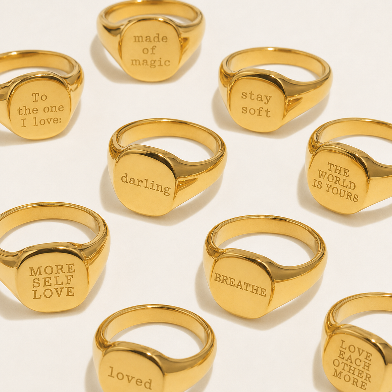 Elegant Gold Signet Ring