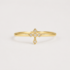 Tiny Cross Ring