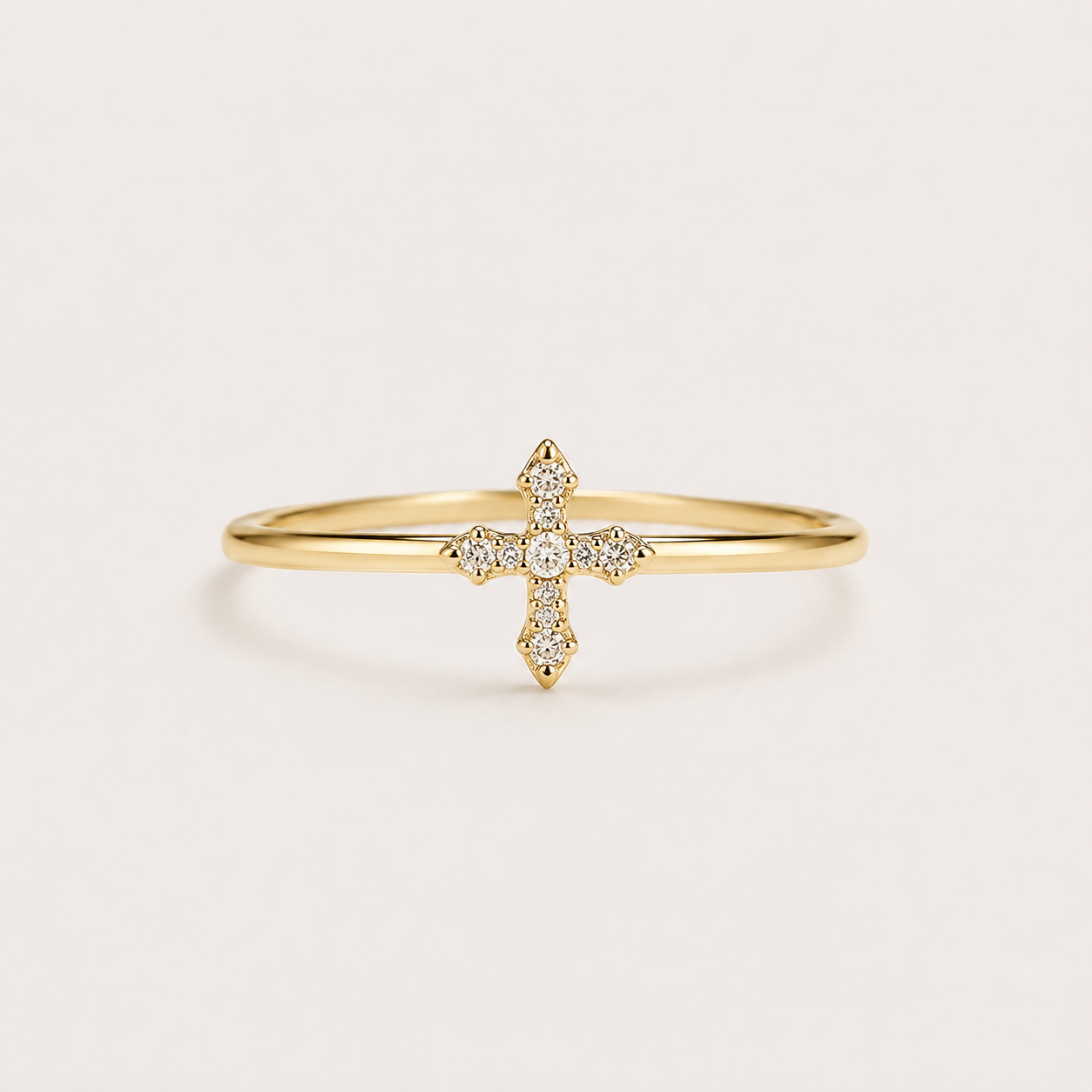 Tiny Cross Ring
