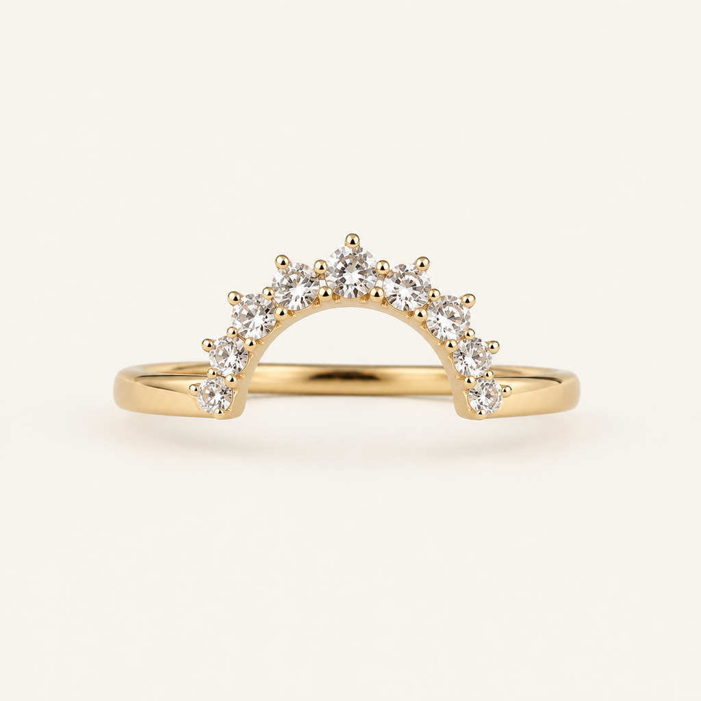 Radiant Square Ring Set