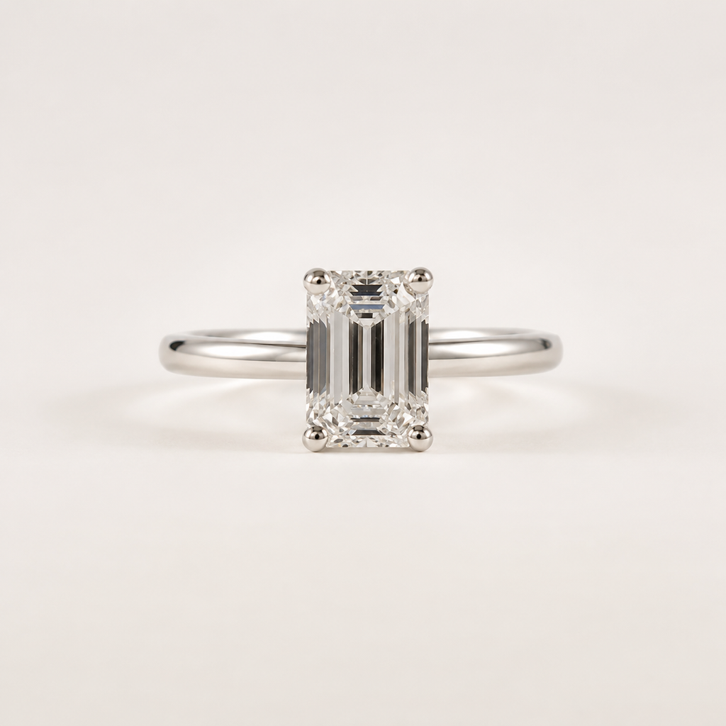 Radiant Square Ring Set