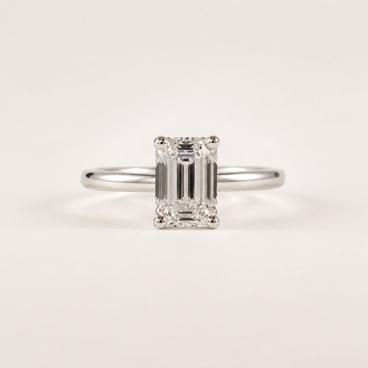 Radiant Square Ring Set