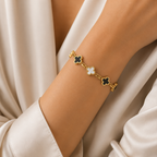 Klee-Armband aus Titanstahl