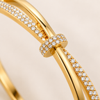 Geometrisches Edelstahlarmband