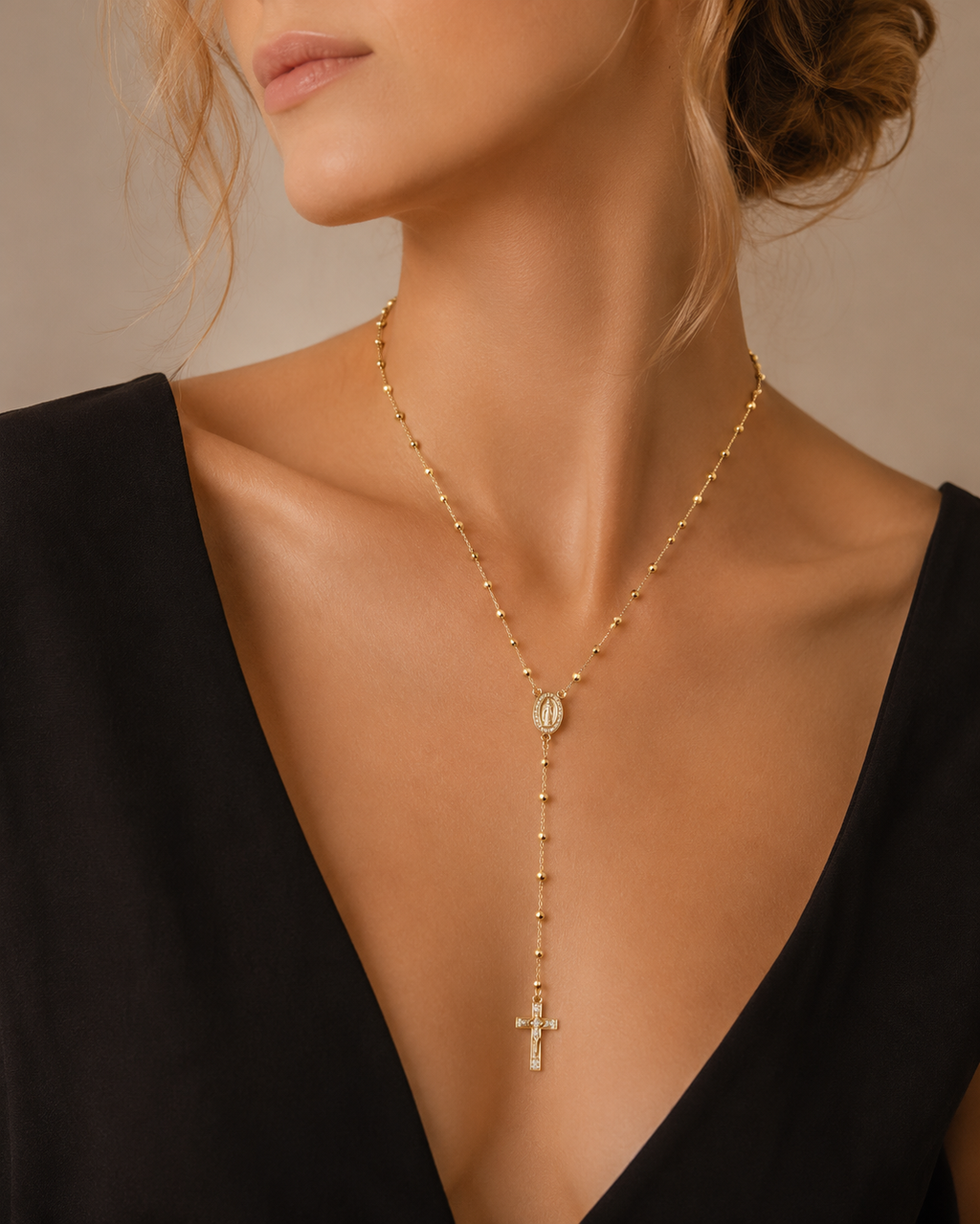 Élise Y Necklace