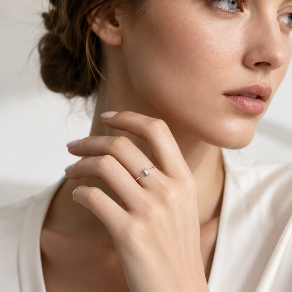 Éclat Rectangle 925 Ring
