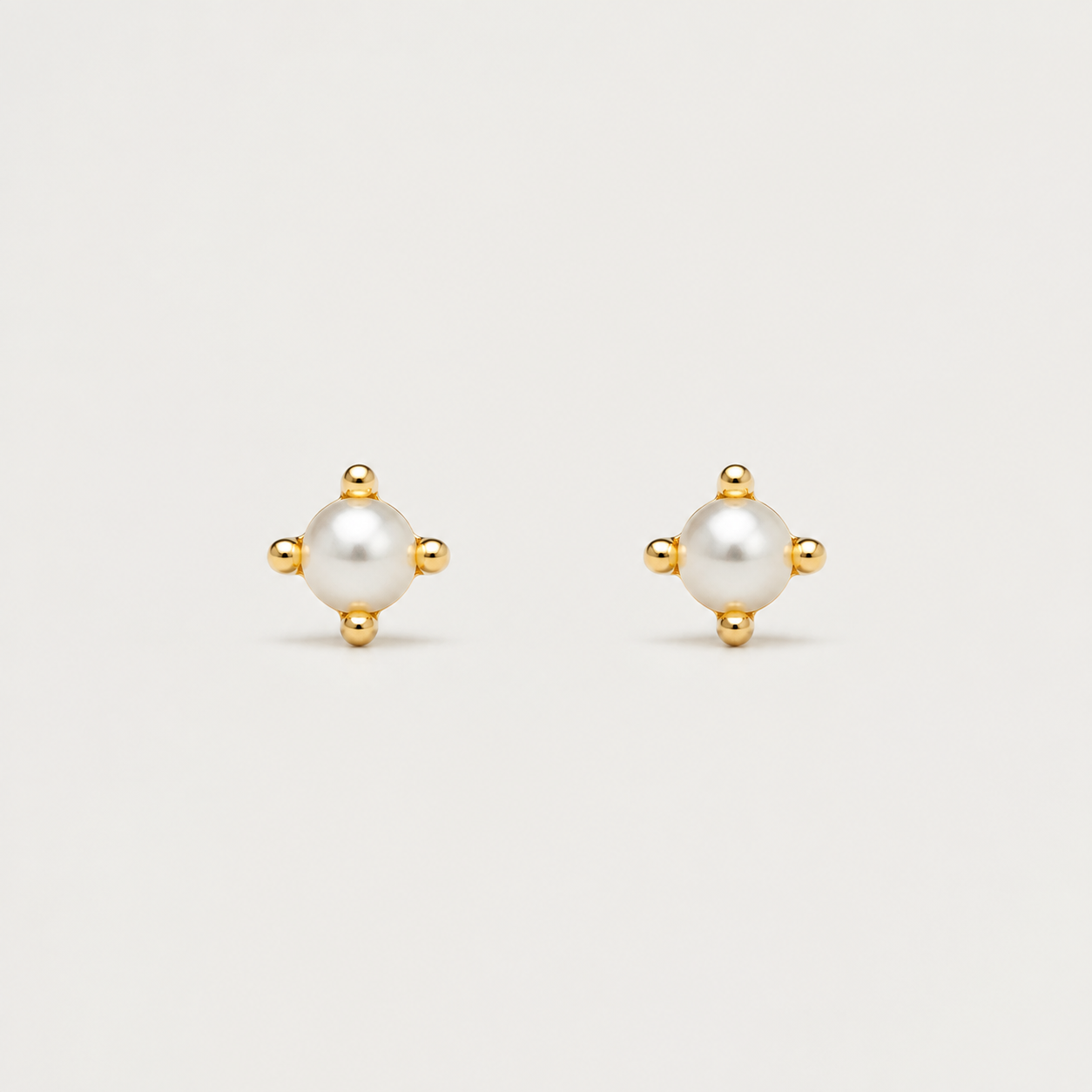 Petite Pearl Stud Earrings