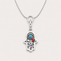 925er Silber Fatima Hand Kette