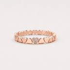 Sterling Silver 925 Heart Ring with Zirconia
