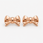 Éclat Bow Sterling Silver Stud Earrings