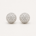 Lumière Pavé Ball Stud Earring