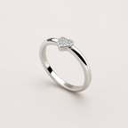 Amora Heart Ring in 925 Sterling Silver