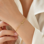 Aurelia Link Bracelet in 925 Sterling Silver