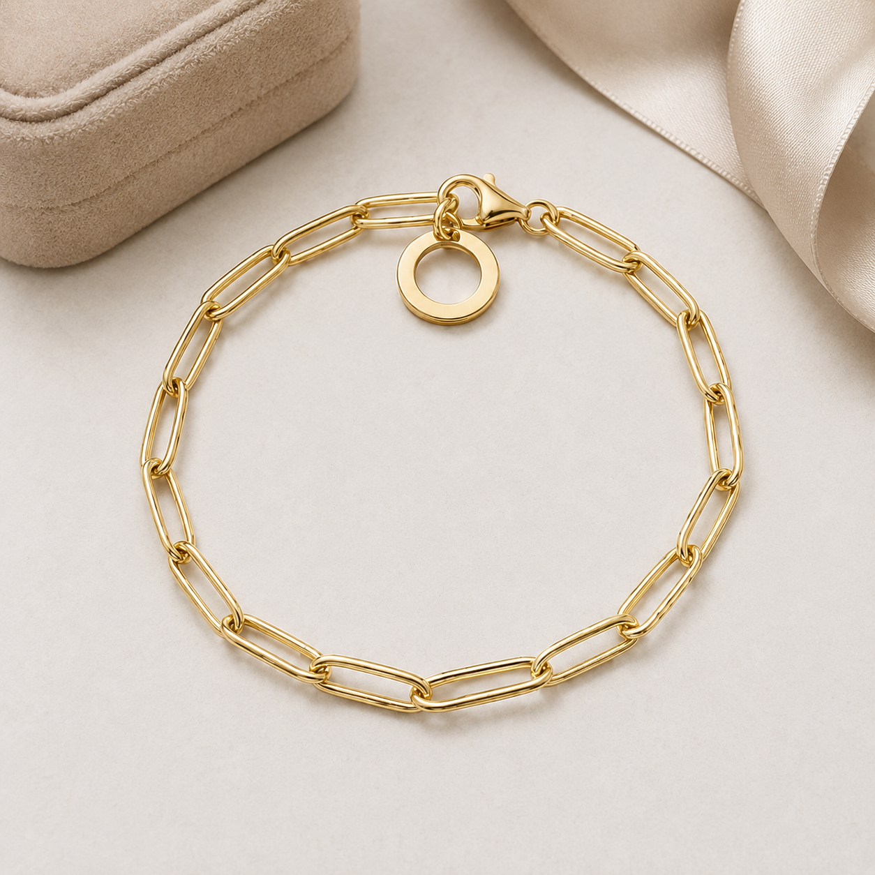 Aurelia Link Bracelet in 925 Sterling Silver