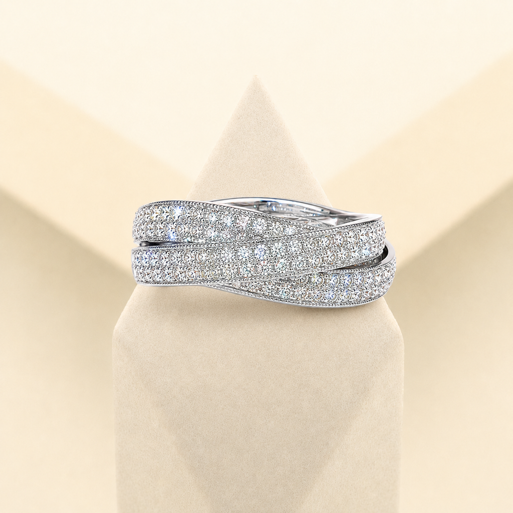 Éclat Croisé 925 Ring