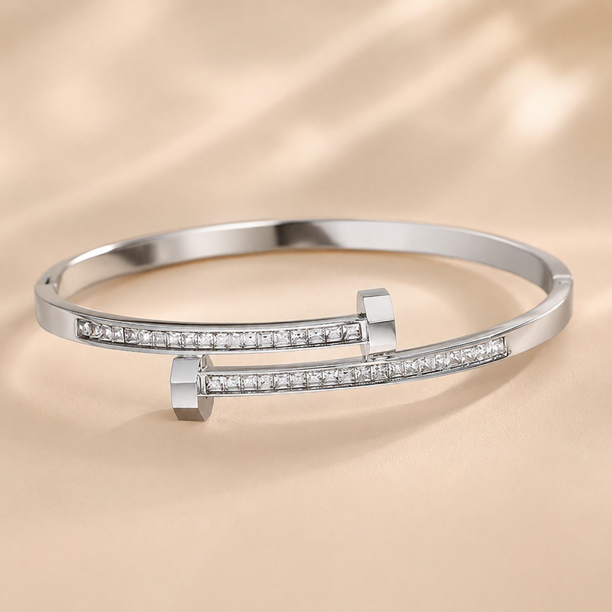 Geometric Stainless Steel Bracelet