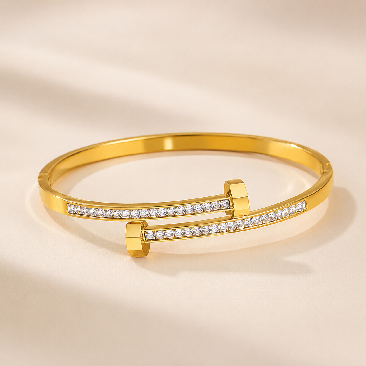 Geometric Stainless Steel Bracelet