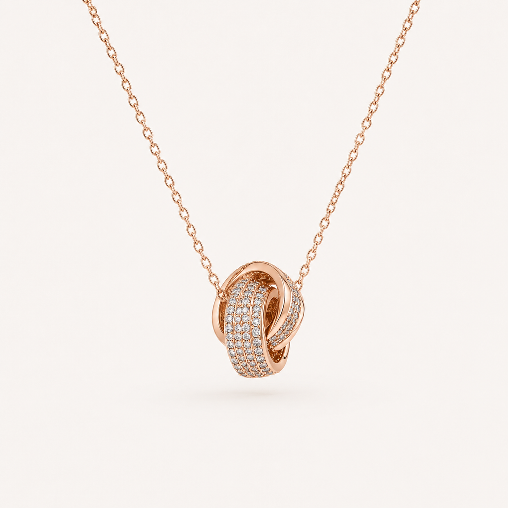 Fleur Crystal Zirconia Necklace