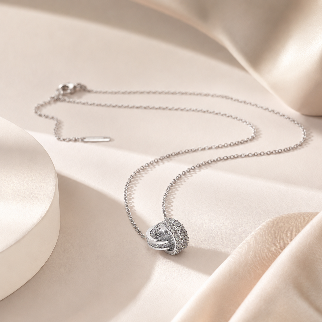 Fleur Crystal Zirconia Necklace