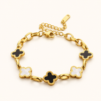 Clover Titanium Steel Bracelet