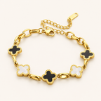 Clover Titanium Steel Bracelet
