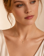 Gold Interlocking Geometric Necklace