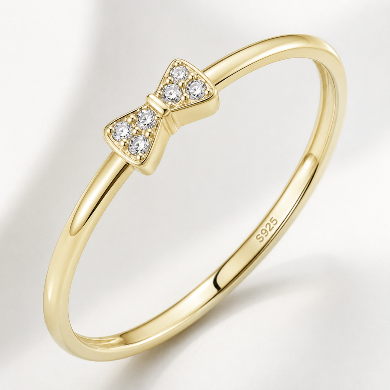 S925 Solitaire Rings — Delicate Stone Collection