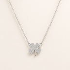 Lumière Clover Crystal Necklace