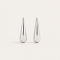 Minimalist Water Drop Earrings in Stainless Steel