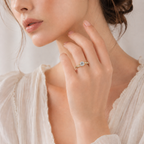 Classic Gold Cubic Zirconia Eternity Ring