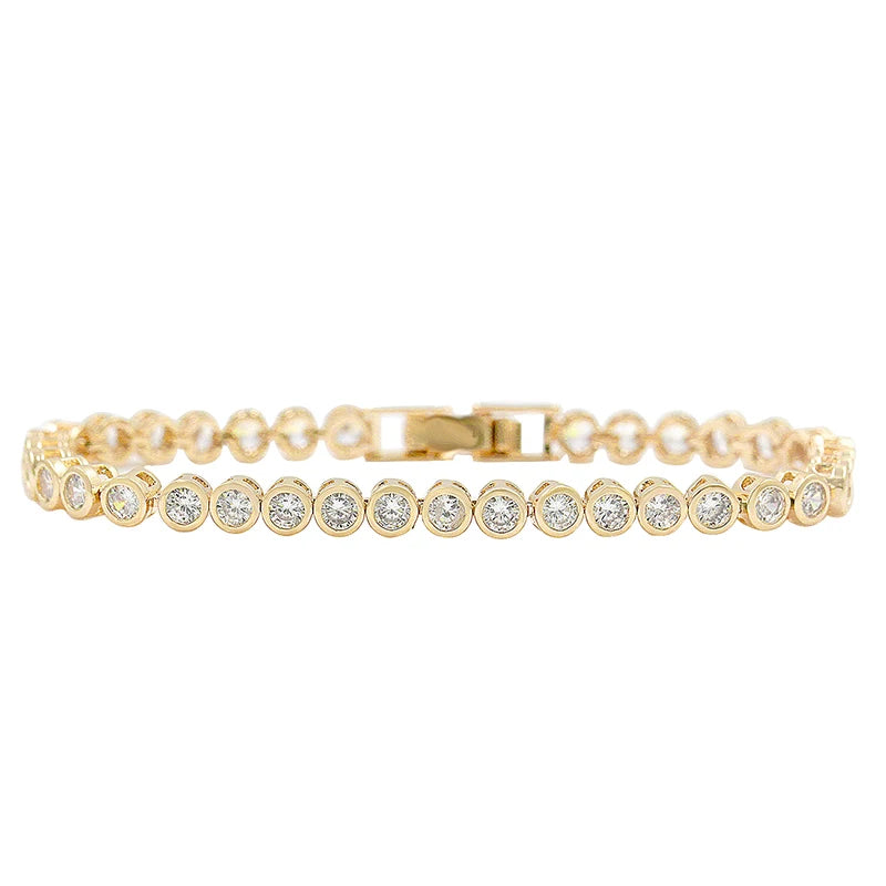 Classic Tennis Bracelet — CZ Crystals