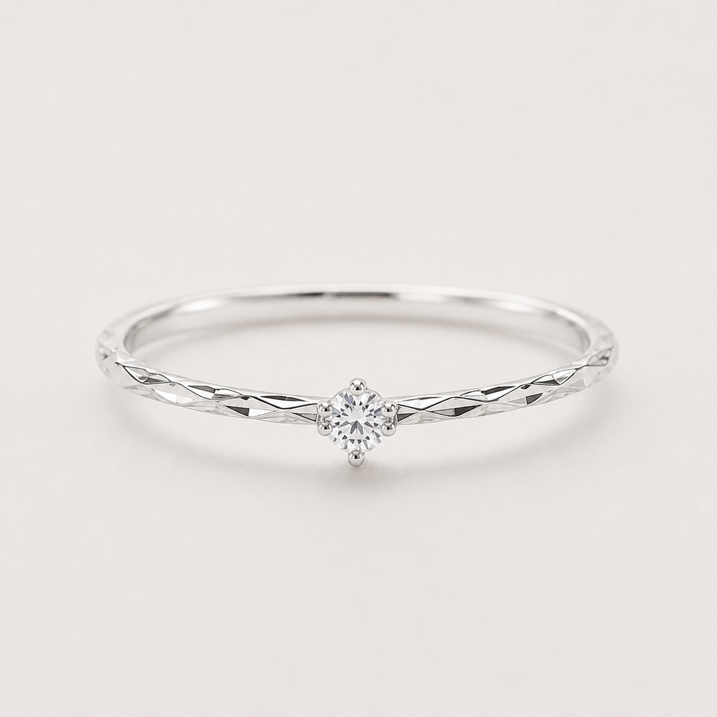 Bague enroulée Lumière – argent sterling 925  