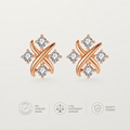 Echte 925 Sterling Silber Zirkon CZ Stern Ohrstecker Brincos für modische Frauen Party Süßer feiner Schmuck Minimalistische Accessoires